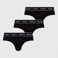 Pepe Jeans slip 3-pack barbati, culoarea negru