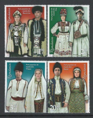 Romania 2020 - LP 2289 nestampilat - Costume traditionale de nunta I - serie foto