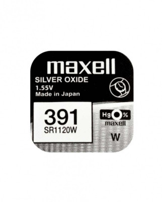 Baterie ceas Maxell SR1120W V391 AG8 1.55V oxid de argint 1buc foto