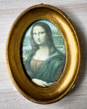 Tablou matase - decorativ / de colectie - Leonardo da Vinci - Mona Lisa