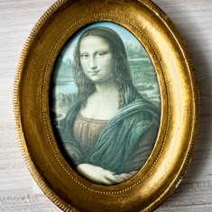 Tablou matase - decorativ / de colectie - Leonardo da Vinci - Mona Lisa