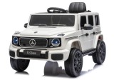 Masinuta electrica pentru copii 2-5 ani Mercedes G580 4x4, 140W 12V 7Ah, premium, culoare alba