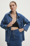Cumpara ieftin Answear Lab geaca jeans femei, de tranzitie, oversize