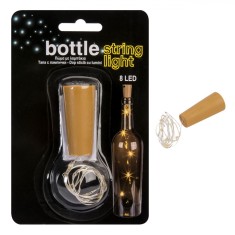 Dop Sticle LED Decorativ, Sarma Flexibila, Lumini Alb Cald, 70 cm foto