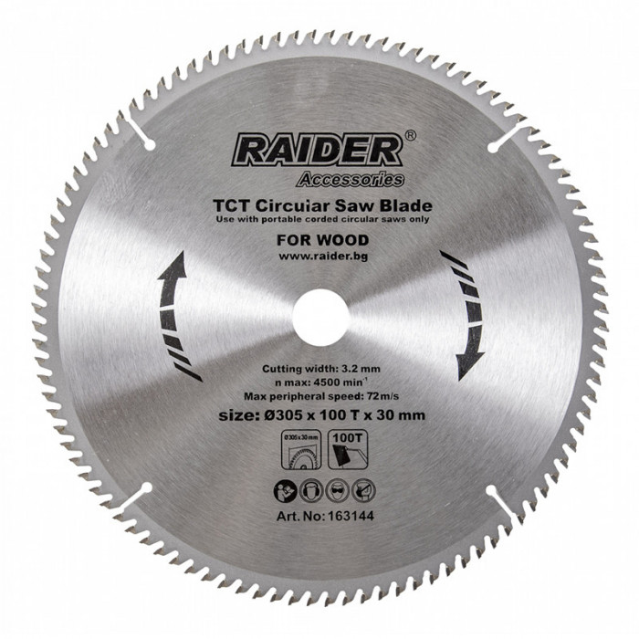 Disc circular Raider, 305 х 30 mm, 100 T