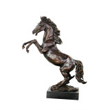 Armasar-statueta din bronz pe un soclu din marmura TM-32, Animale