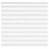 VidaXL Jaluzea tip zebra alb lățime țesătură 155,9 cm poliester