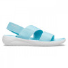 Sandale Crocs LiteRide Stretch Sandal Albastru - Ice Blue/Almost White, 34, 39, 41