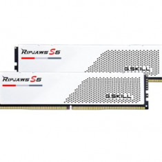 Kit Memorie G.Skill Ripjaws S5 White 32GB, DDR5-5600MHz, CL36, Dual Channel