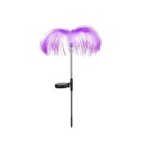 Lamp&Auml; solar&Auml; led pentru gr&Auml;din&Auml; - iluminare ambiental&Auml;, design meduz&Auml;, multicolor, rezistent&Auml; la intemperii, 90 cm