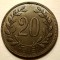 7.036 AUSTRIA WWI 20 HELLER 1918 XF/AUNC