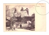 CP Bran - Castelul Bran, 1917, necirculata, stare buna, colt patat