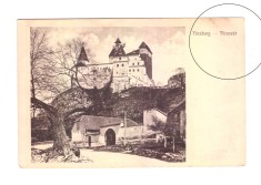 CP Bran - Castelul Bran, 1917, necirculata, stare buna, colt patat