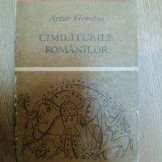 CIMILITURILE ROMANILOR de ARTUR GOROVEI