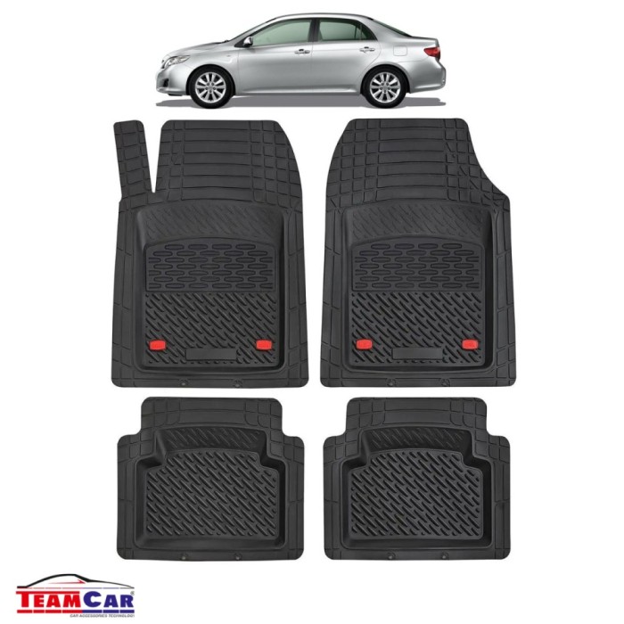 Covorașe Auto TeamCar&reg; Tip Tăviță Compatibile Toyota Corolla E150 (2006&ndash;2013) - Sedan
