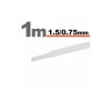 Tub termocontractant alb 1.5 /0.75 mm 1m lungime, Oem
