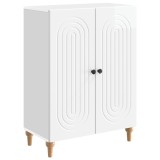 vidaXL Bufet Alb foarte lucios 66 x 34,5 x 90 cm Lemn prelucrat 894129