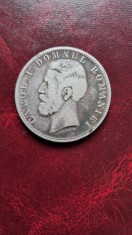 5 lei 1880 Domnul Kullrich pe gat