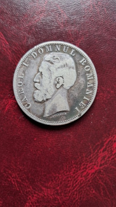 5 lei 1880 Domnul Kullrich pe gat