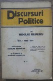 Discursuri politice de Nicolae Filipescu// vol I, 1912