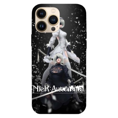 Husa compatibila cu Apple iPhone 14 Plus model Nier Automata 2B, Silicon, TPU, Viceversa foto