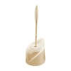 Perie WC cu suport, din plastic, Y440, crem
