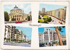 bnk cp Bucuresti - Vedere - circulata - marca fixa foto