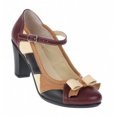 Pantofi dama casual din piele naturala P13423VB