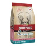 Hrana pentru caini de talie mica si mini Pure Nurture Grainfree, cu somon si mazare, 8kg