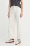 Pepe Jeans jeansi Tania femei, culoarea alb