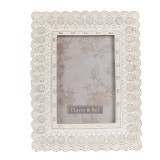 Cumpara ieftin Rama foto de masa polirasina alba WH 16x2x21 cm, 10x15 cm
