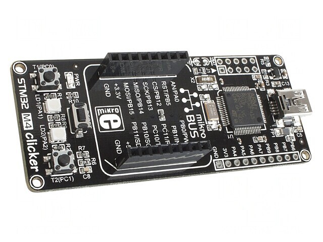 STM32 M4 CLICKER cu Conectori de Extensie ARM ST STM32F415RGT6