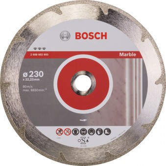 Bosch Disc diamantat marmura 230 Best for Marble, 230x2.2x3x22.23mm - 3165140581998 foto