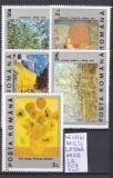 1991 100 ani de la moartea pictorului Van Gogh LP 1249 MNH Pret 2+1 Lei, Arta, Nestampilat