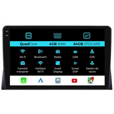 Navigatie Dedicata Volkswagen Transporter, Multivan (2003-2015),QuadCore. 9Inch, 4Gb Ram, 64Gb Stocare, Carplay foto
