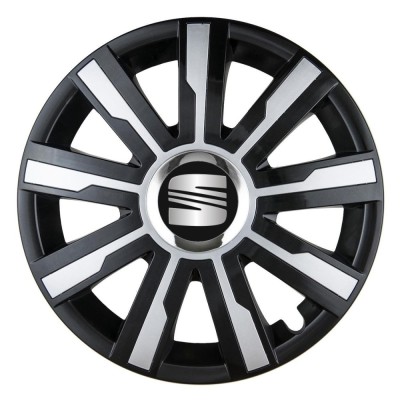 Set 4 Capace Roti Autohelix MSA&amp;reg;, potrivite jantelor de R15, pentru Seat, model mirage foto