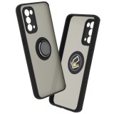 Husa Oppo Reno5 5G Techsuit Glinth Cu Inel Suport Stand Magnetic - Negru