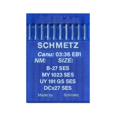Set 10 ace de cusut pentru masini industriale de surfilat, Schmetz, varf SES