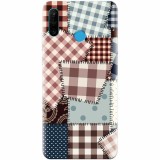 Husa silicon pentru Huawei P30 Lite, Patchwork Vector