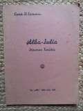 Constantin H. Economu-Alba Iulia(itinerar turistic, 1939)