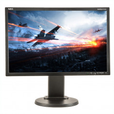 Monitor LCD 22&amp;quot; NEC MultiSync E222W, Grad A, 1680x1050, 5ms, VGA, DVI, Cabluri foto