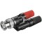 Adaptor BNC tata - 2x banana 4mm mama rosu/negru Goobay 11401