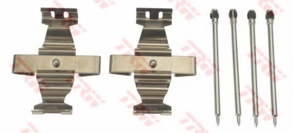 Set accesorii, placute frana MERCEDES C-CLASS T-Model (S203) (2001 - 2007) TRW PFK640