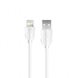Cablu de Date si Incarcare USB la Lightning XO-NB9, 2.4A, 1 m, Alb, Blister