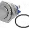 Intrerupator anti-vandalism, OFF-(ON), &Oslash;16mm, ONPOW, GQ16PH-10/N