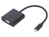 Adaptor USB C la D-Sub 15pin HD 0,23m negru