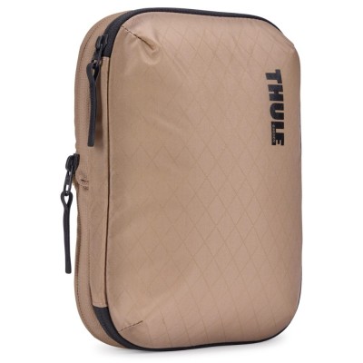 Saculet de depozitare Thule Compression Packing Cube mic, bej foto