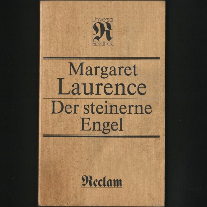 DER STEINERNE ENGEL - MARGARET LAURENCE - RECLAM