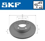 SKF VKBD 80089 V2 Disc frana