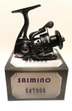 Mulineta SPINNING SAIMINO GK 2000 11 rulmenti 0,20mm/230m, Baitrunner, Diamant Alb